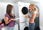 Friend Brett Rossi fucking in the laundry room with her tits - Sex Position 1 Friend Brett Rossi fucking in the laundry room with her tits - Sex Position 1